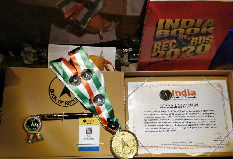 india book of records mandya girl moulya 3