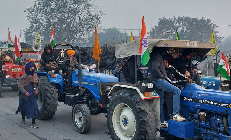 Farmer Protest Delhi Jan 26 Tractor Rally 14