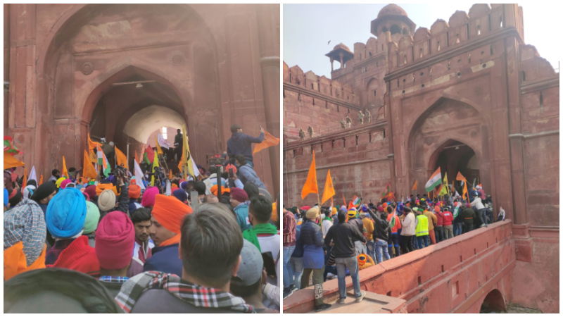 Farmers protest Red Fort 2