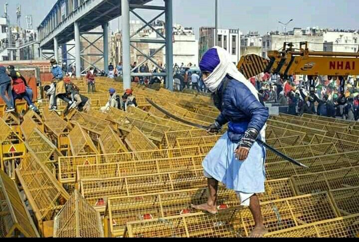 Republic Day Kisan Tractor Rally Red Fort Protest 1