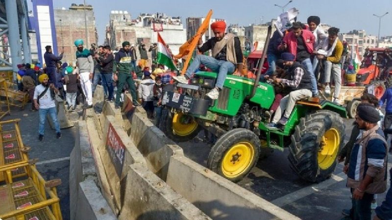 Republic Day Kisan Tractor Rally Red Fort Protest 2