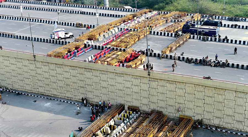 Farmers Protest Ghazipur Border Police 2