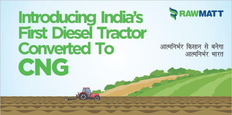 Murugesh Nirani Nitin Gadkari CNG Tractor 4