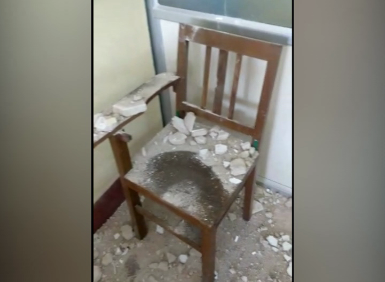 Mysuru Maharaja college roof collapse1