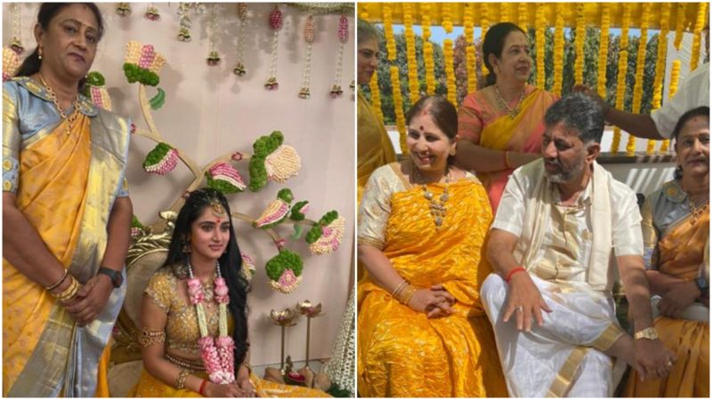dk shivakumar daughter aishwarya arishina shastra 2
