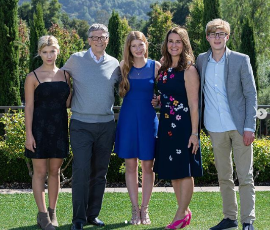 Bill Gates Melinda Gates family