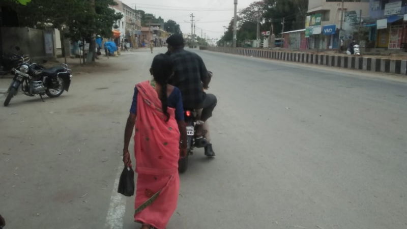 Chikkaballapur police bike4