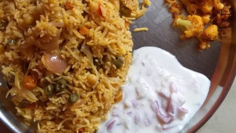 Vegetable Biryani3 medium