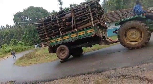 CKM Timber Tractor Overturned 3