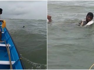 Fisherman rescued at sea Mangaluru 2