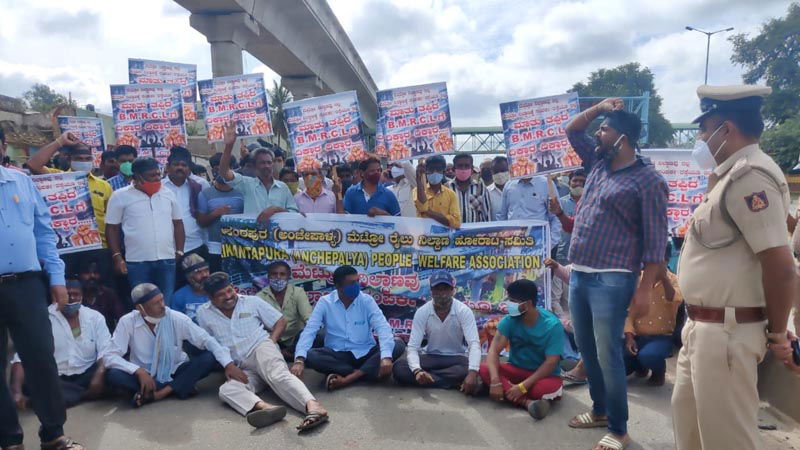 Namma Metro Protest 1