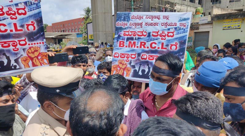 Namma Metro Protest 4