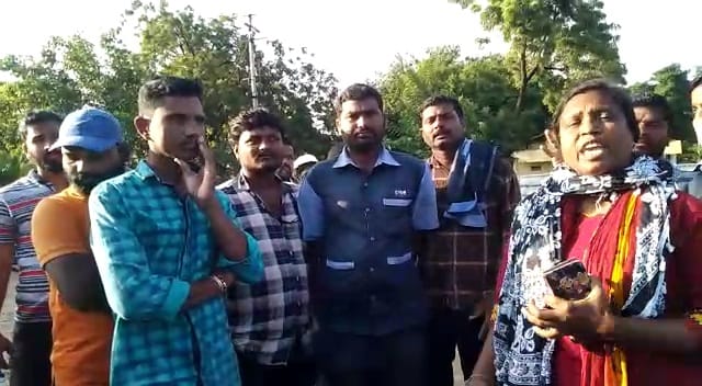 Raichur Hatti Mining Labors Protest 2