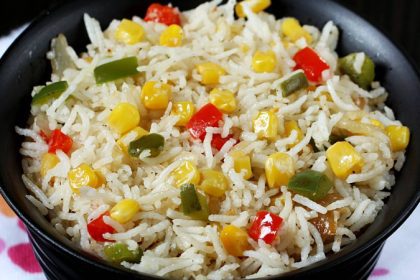 Sweet Corn Fried Rice 1