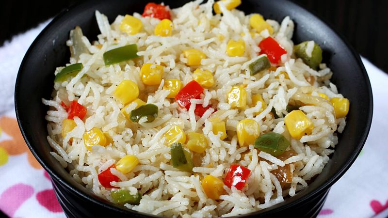 Sweet Corn Fried Rice 1