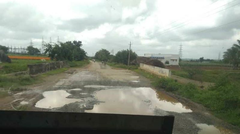 haveri road pothole 2 1