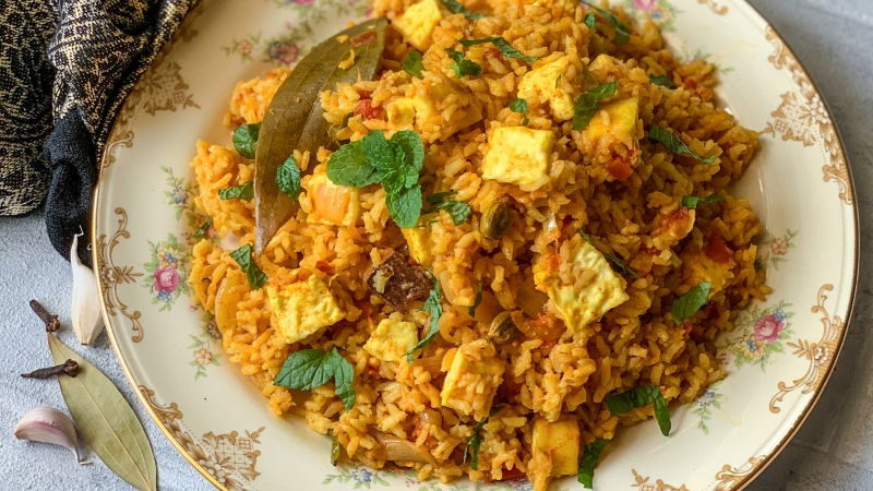 paneer biryani9