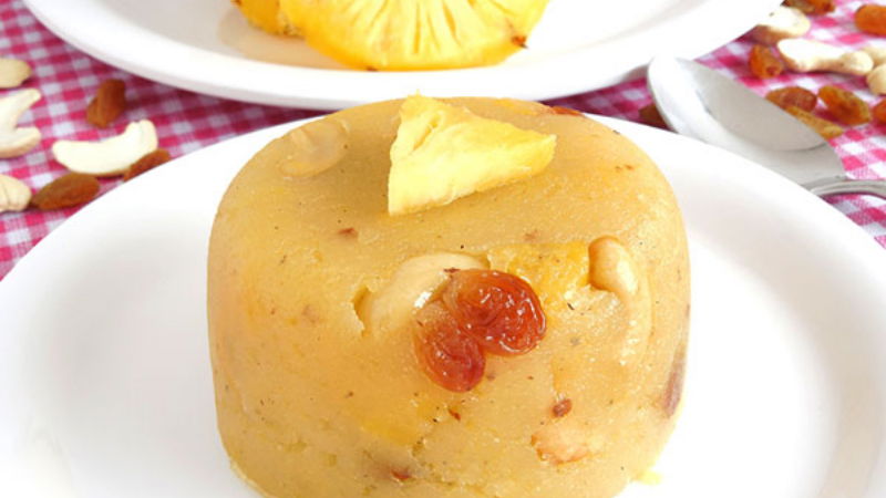 pineapple kesari bath2