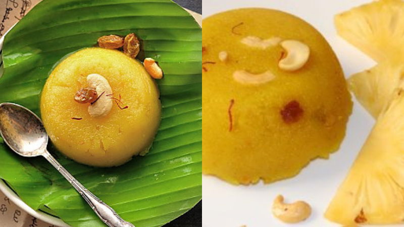 pineapple kesari bath7