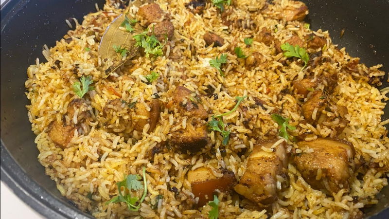 pork biryani