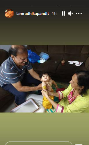 radhika pandit krishna janmashtami