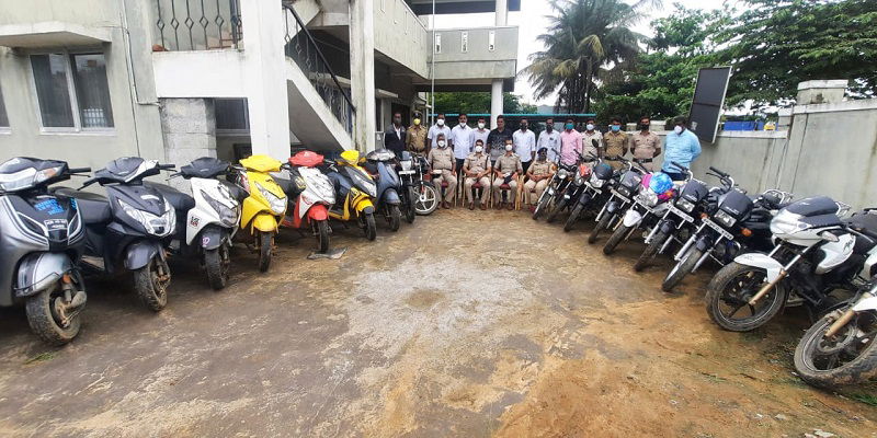 shivamogga bike theft arrest 2