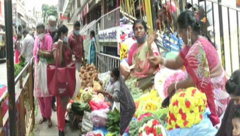 varamahalakshmi festival Busy Market in Bengaluru