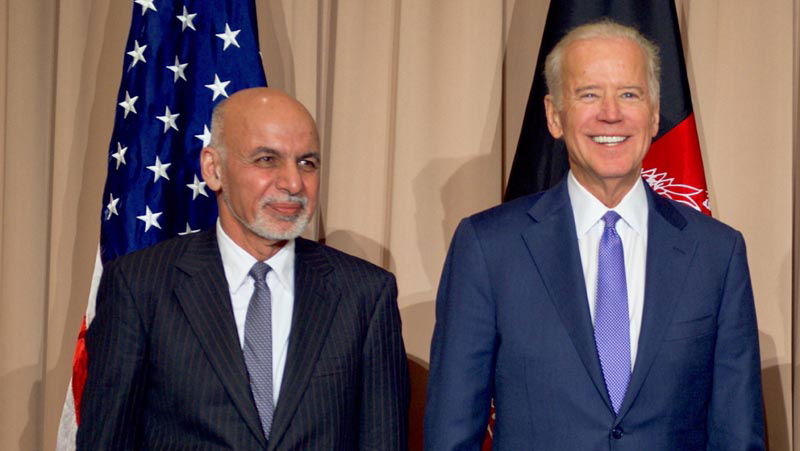 Ashraf Ghani Joe Biden 1