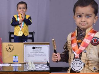 Bagalkote boy Asia Book of Records