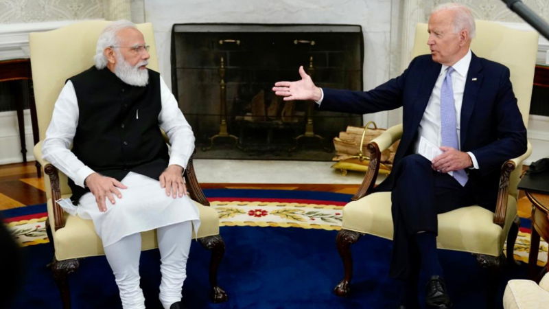 MODI AND BIDEN