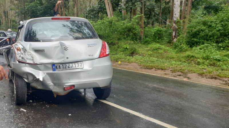 Madikeri Anekadu Road bus car 1