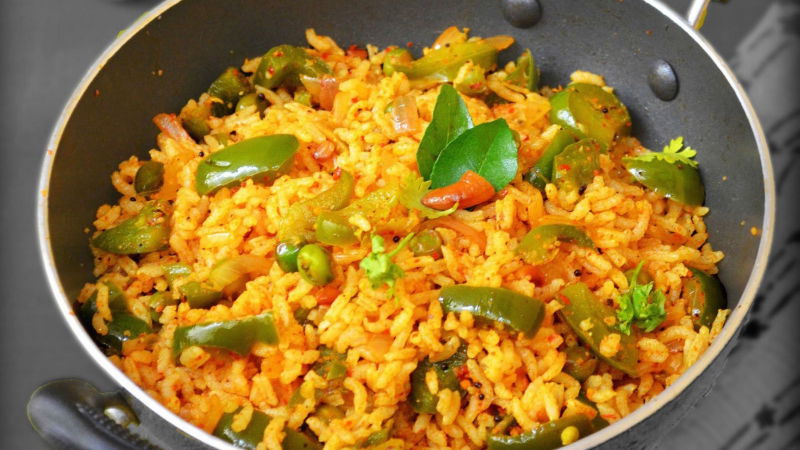 capsicum rice bath recipe 1