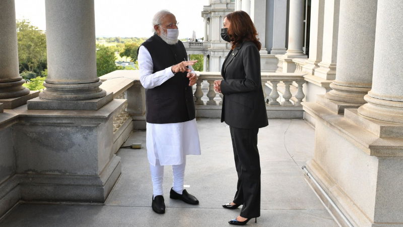 modi and kamala harris