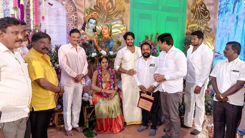 nikhil kumaraswamy Wife revathi baby shower ceremony Bengaluru