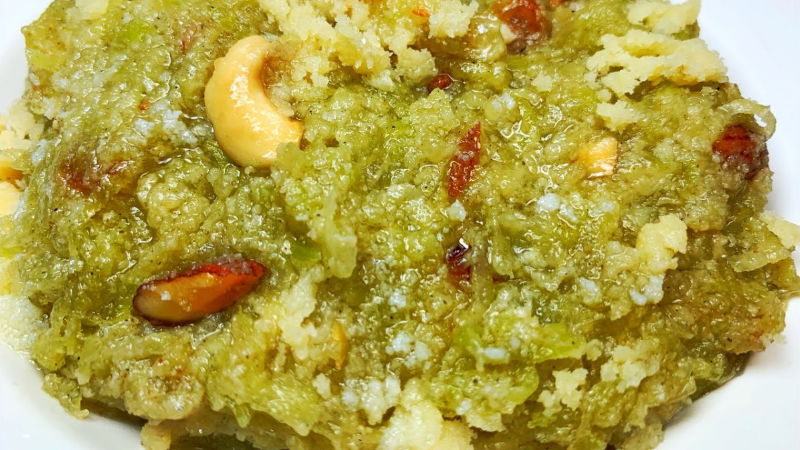 Bottle gourd halwa 2