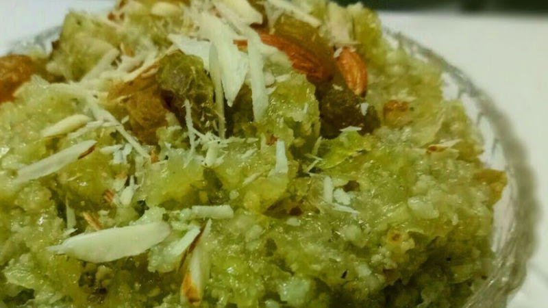 Bottle gourd halwa 3