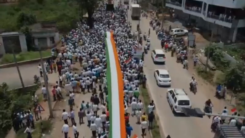 Flag of India India Book of Records 2021 Dharwad 1