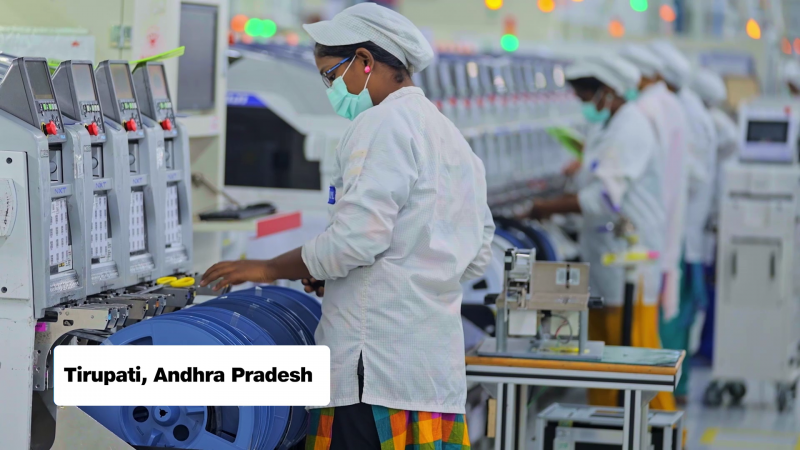 Jio unveils the making of JioPhone Next tirupati factory video 4
