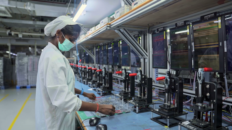 Jio unveils the making of JioPhone Next tirupati factory video 8