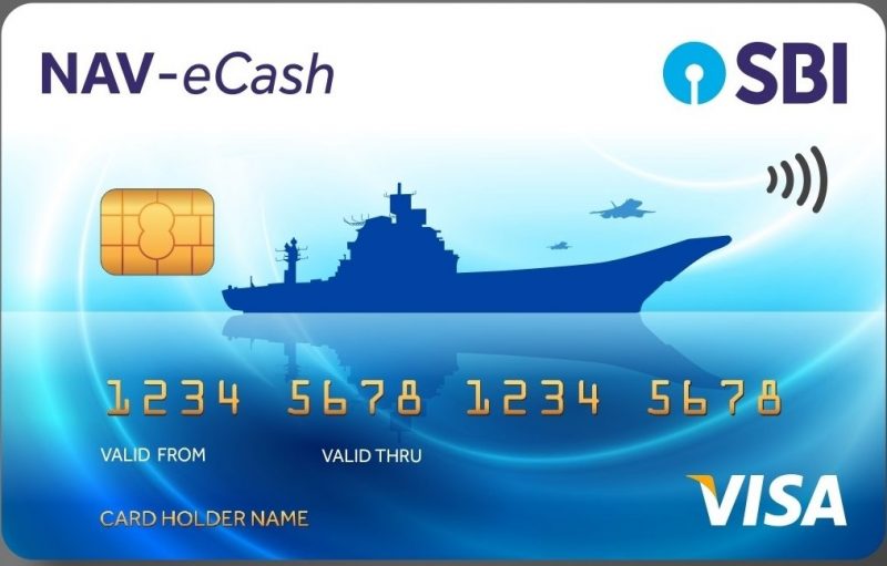 SBI Indian Navy Launch NAV eCash Card For Online Offline Transactions 1
