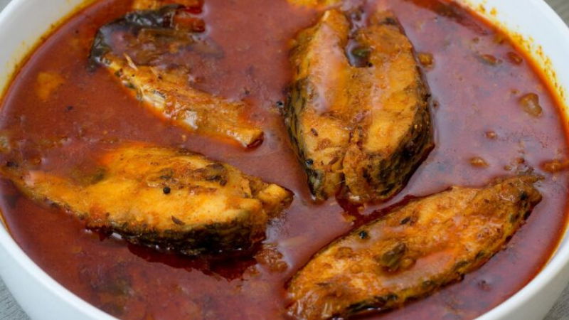 Sea bass fish sambar 2