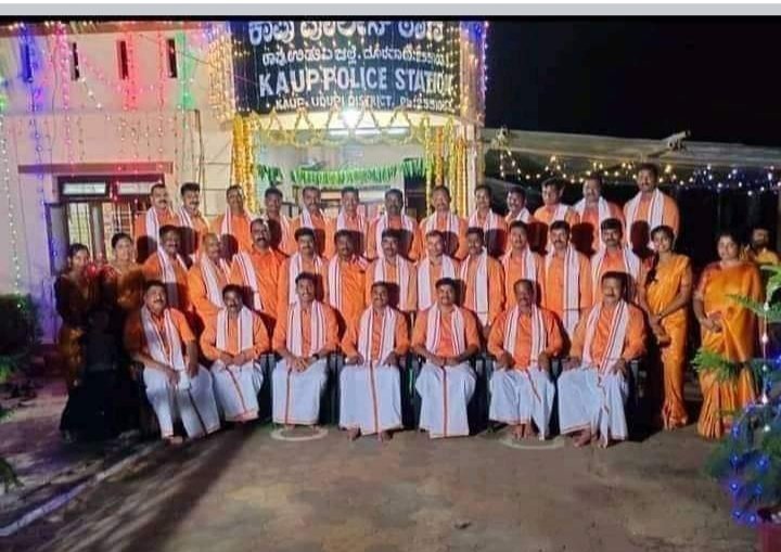 Udupi Vijayapura police saffron 2