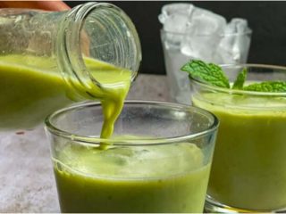 masala mint curd drink