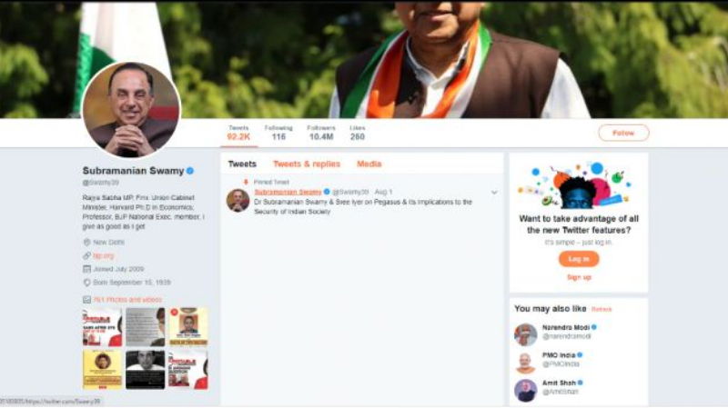 subramanian swamy