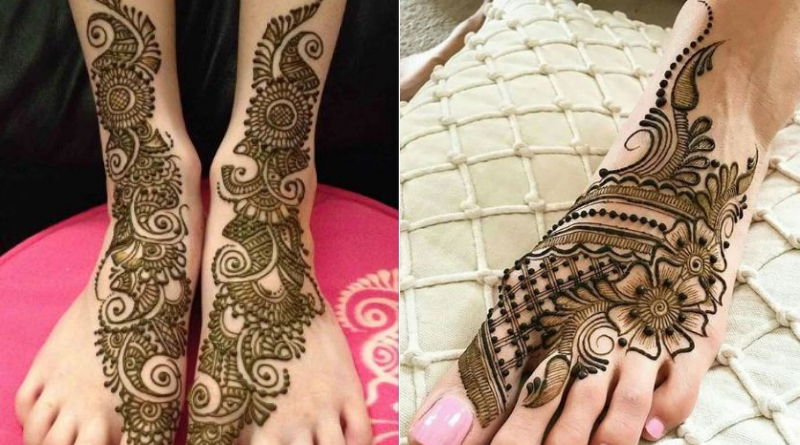 Arabic Mehndi Designs for Legs