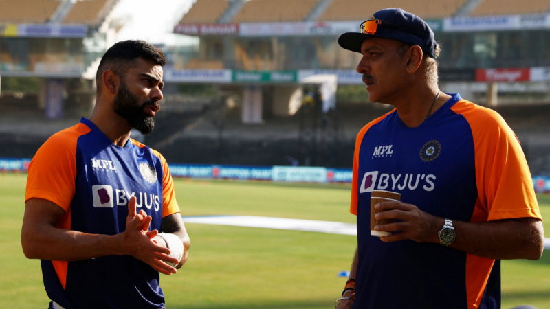 RAVI SHSTRI AND VIRAT KOHLI