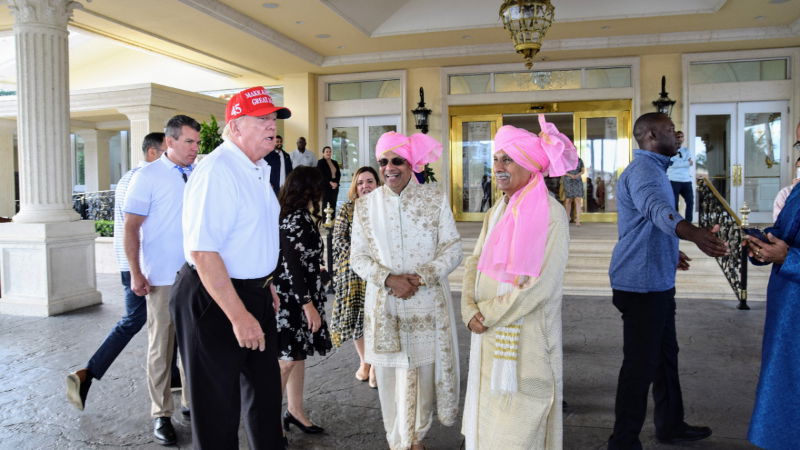 Ravi Shankar Bhoopalapur Donald Trump Prabhakar Corey