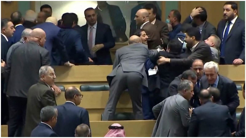 Heated Parliament Session
