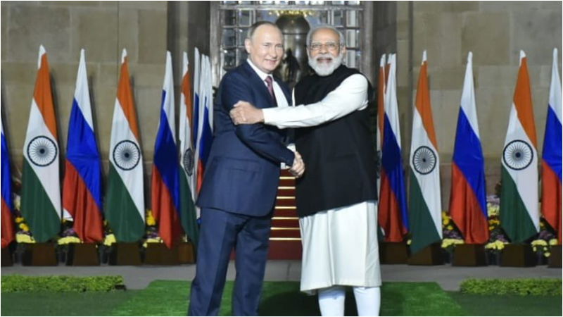 NARENDRA MODI AND PUTIN