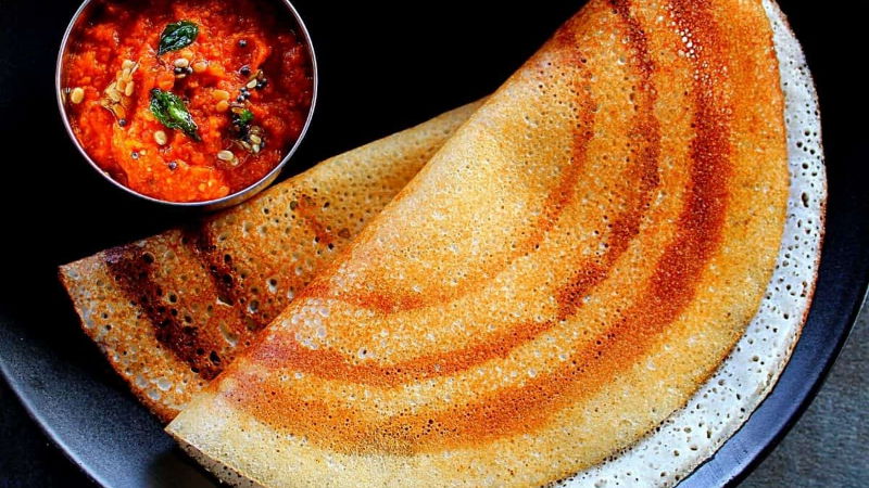 boiled rice dosa 1